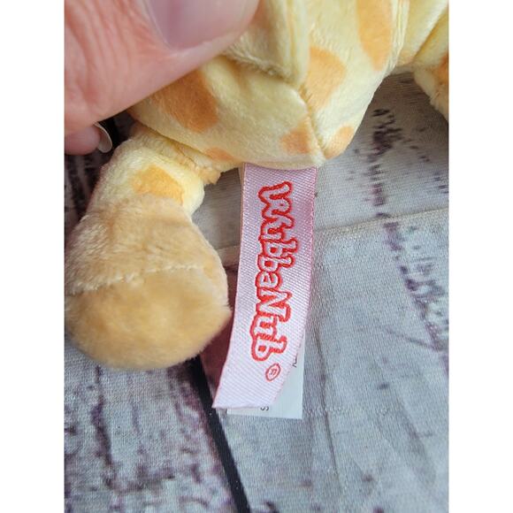 Mary Meyer WubbaNub GIRAFFE Pacifier Holder 7in Plush Stuffed Toy Lovey - Picture 5 of 7